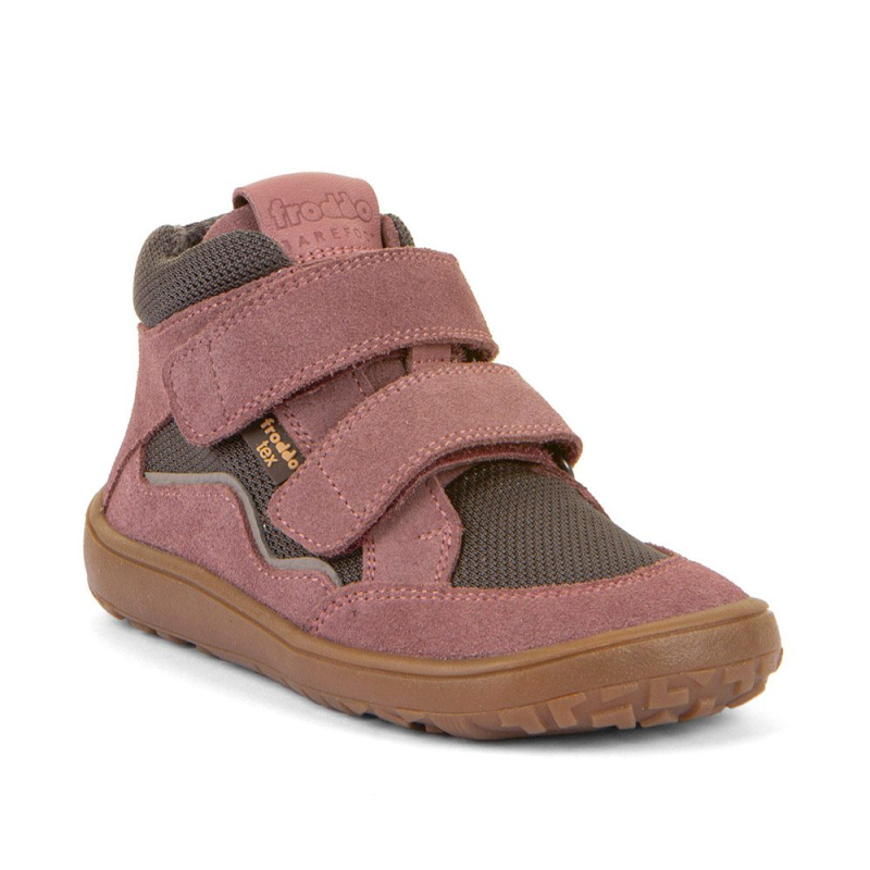 Dívčí barefoot boty TEX AUTUMN Gray/Pink Froddo G3110266-17 - 33