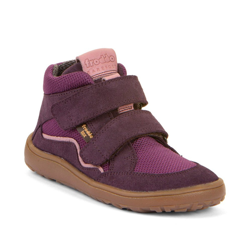 Dívčí barefoot boty TEX AUTUMN Purple Froddo G3110266-8 - 37