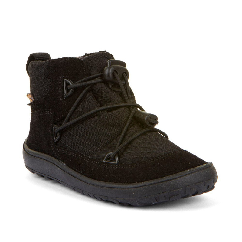 Dětské celoroční barefoot boty TEX TRACK Black Froddo G3110267 - 32