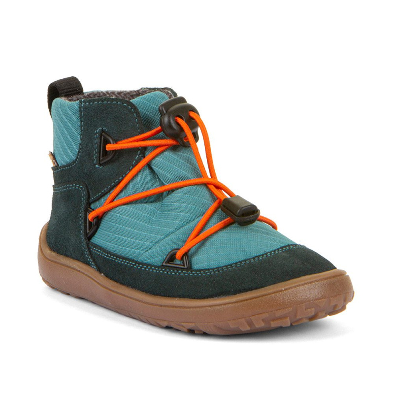 Dětské celoroční barefoot boty TEX TRACK Petroleum Froddo G3110267-3 - 28