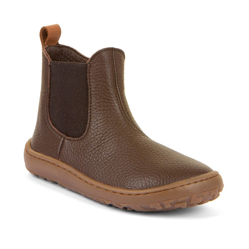 Dětské barefoot boty CHELYS Brown Froddo G3160245-2 - 27