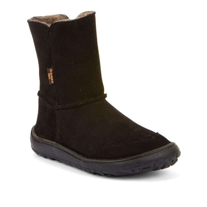 Dětské zimní barefoot boty TEX SUEDE Black  G3160250-7 - 37