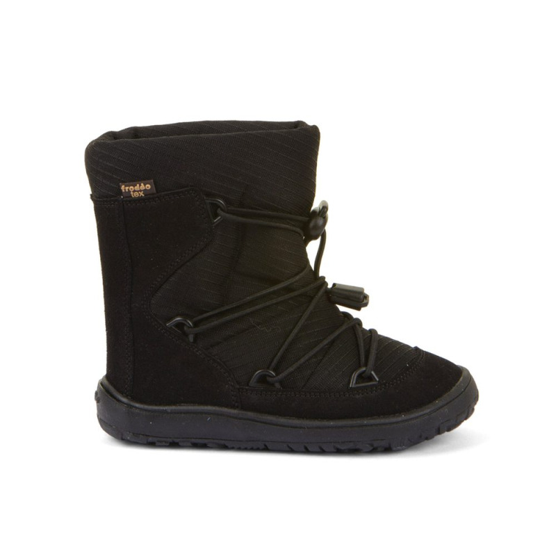 Dětské zimní barefoot boty TEX TRACK WOOL Black G3160251-13 - 34
