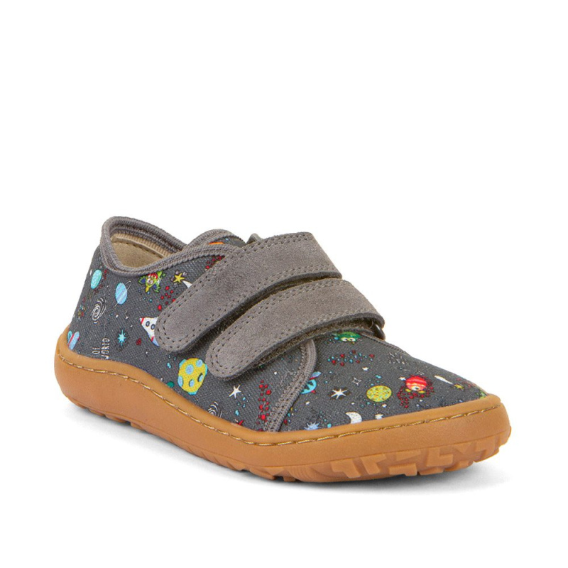 Chlapecké barefoot tenisky CANVAS  Gray+ Froddo G1700422-7 - 32