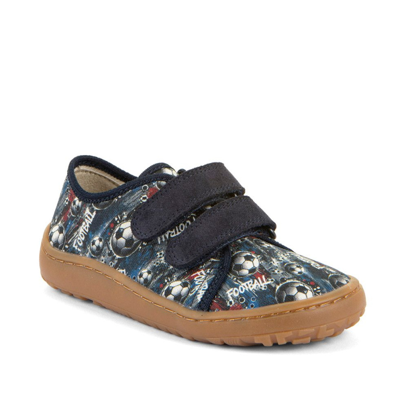 Chlapecké plátěné barefoot tenisky CANVAS BLUE+ Froddo G1700440-29 - 34
