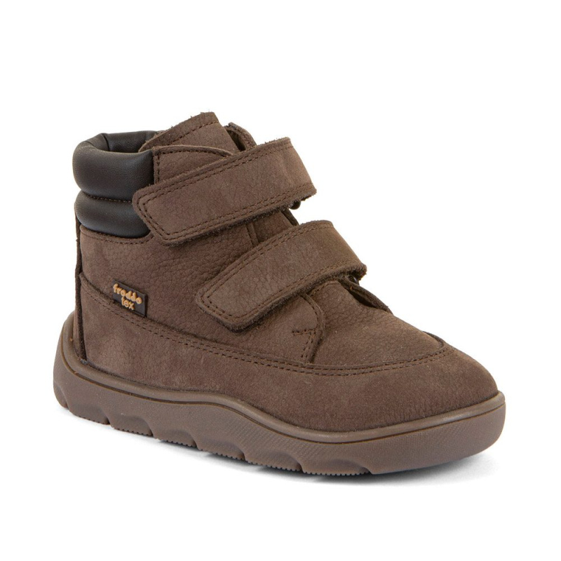 Dětské zimní barefoot boty ZERU TEX BROWN Froddo G2110150-13 - 24