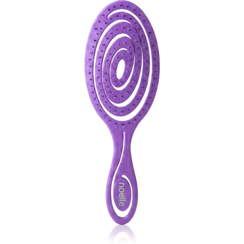 Noelle Hairbrush plochý kartáč Purple Spiral 1 ks