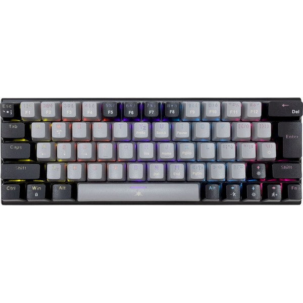 White Shark WAKIZASHI 2 Red (CZ/SK) klávesnice šedočerná