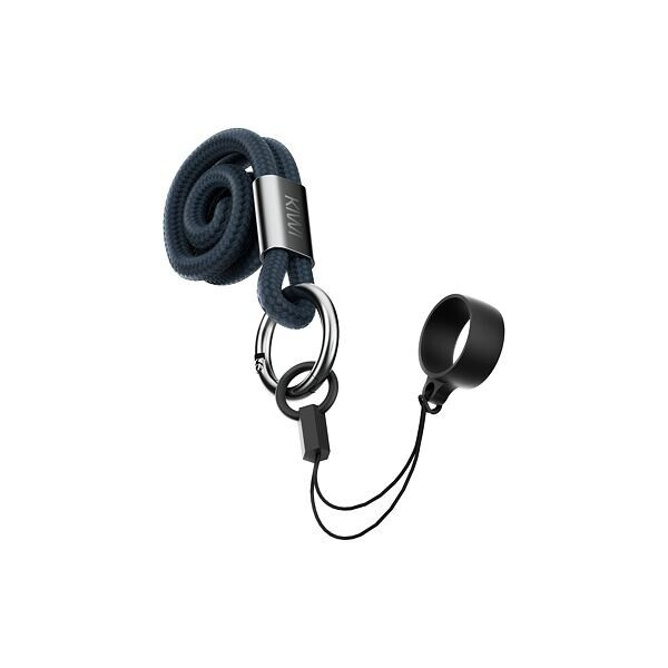 Šňůrka pro zavěšení na krk KIWI Midnight Blue Tmavě modrá