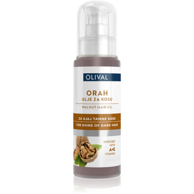 Olival Walnut vlasový olej pro tmavé vlasy 60 ml