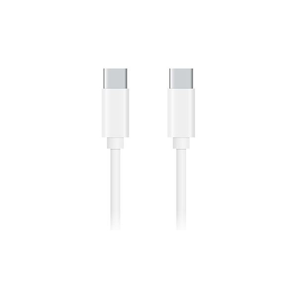 Nabíjecí kabel KIWI USB-C to USB-C Bílá