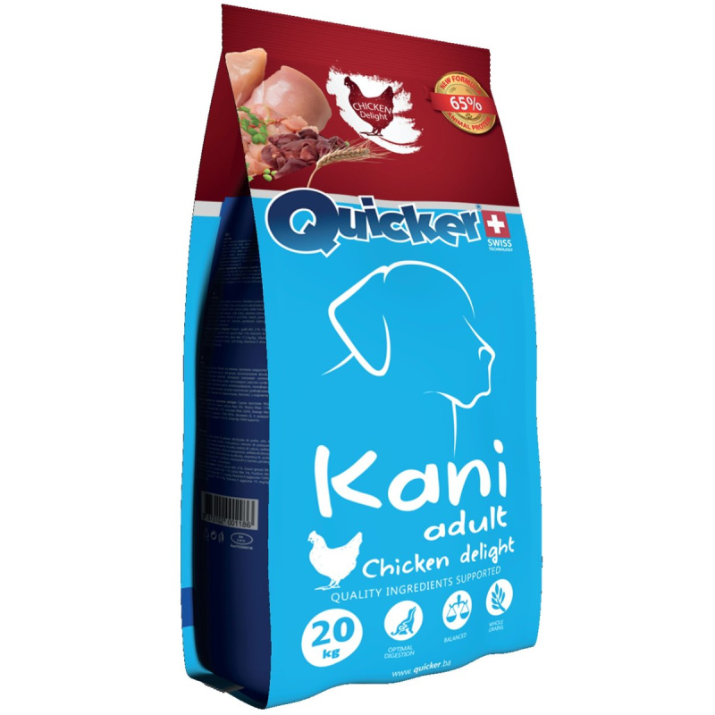 Quicker Kani pro dospělé psy – kuřecí