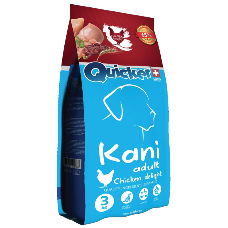 Quicker Kani pro dospělé psy – kuřecí