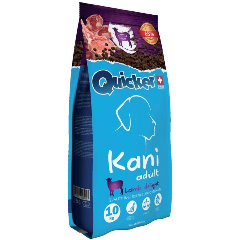 Quicker Kani pro dospělé psy – jehněčí