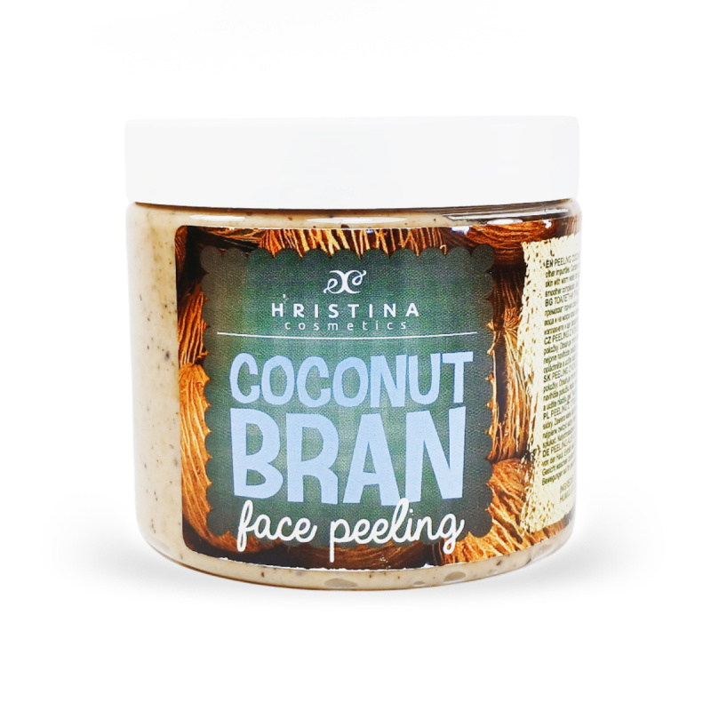 Hristina Přírodní peeling z kokosových otrub, 200 ml
