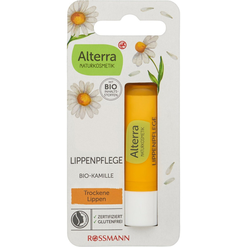 Alterra Naturkosmetik balzám na rty s heřmánkem