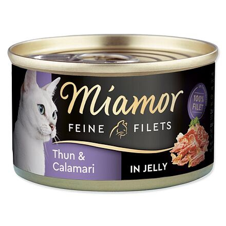 Konzerva MIAMOR Feine Filets tuňák + kalamáry v želé 100 g
