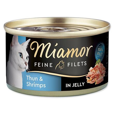 Konzerva MIAMOR Feine Filets tuňák + krevety v želé 100 g