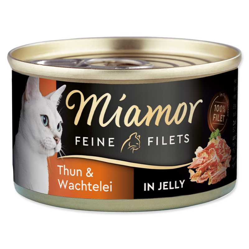 Miamor Cat Filet Konzerva Tuňák+Křepelčí Vejce 100 g