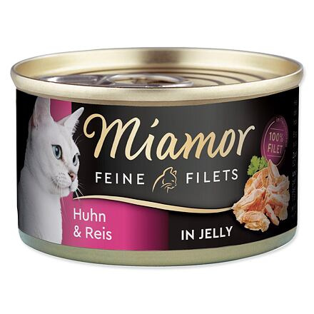 Konzerva MIAMOR Feine Filets kuře + rýže v želé 100 g