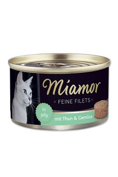 Miamor Cat Filet Konzerva Tuňák+Zelenina 100 g
