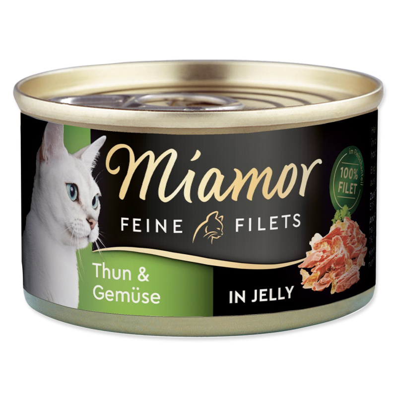 Miamor Cat Filet Konzerva Tuňák+Zelenina 100 g