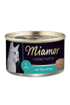 Miamor Cat Filet Konzerva Tuňák+Rýže 100 g