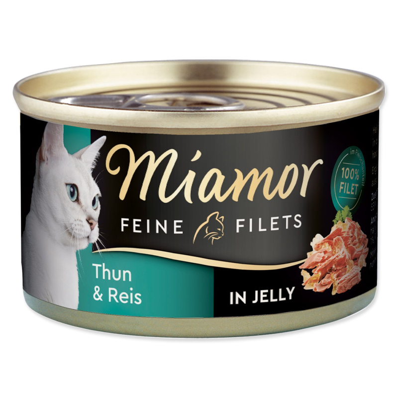 Miamor Cat Filet Konzerva Tuňák+Rýže 100 g