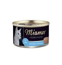Miamor Cat Filet Konzerva Tuňák+Krevety  100 g