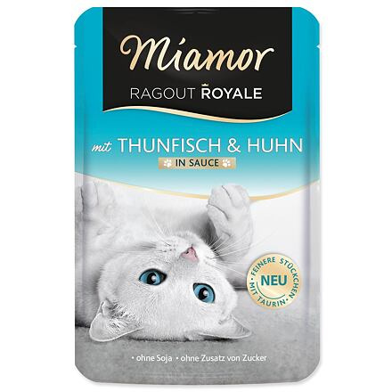 Kapsička MIAMOR Ragout Royale tuňák + kuře ve šťávě 100 g