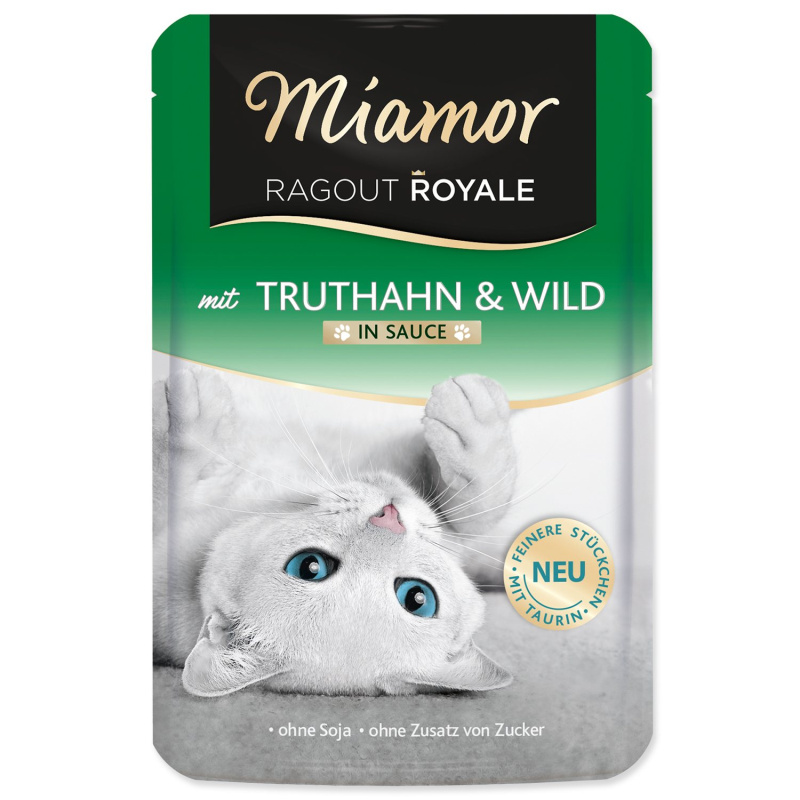 Kapsička MIAMOR Ragout Royale krocan + zvěřina ve šťávě 100 g