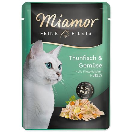 Miamor Cat Filet Kapsa Tuňák+Zelenina 100 g