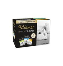 Kapsičky MIAMOR Ragout Royale kuře, tuňák, králík v želé multipack 1200 g