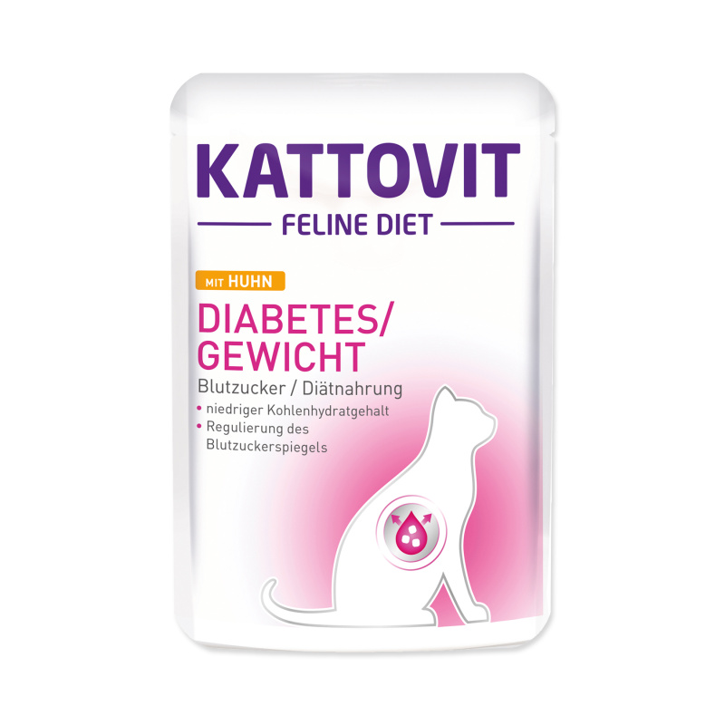 Kapsička KATTOVIT Diabetes kuře 85 g