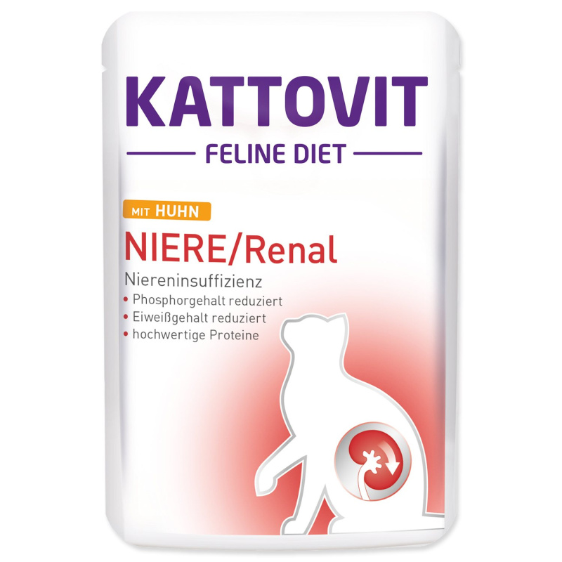 Kattovit Cat Niere/Renal kuře kapsa  85g