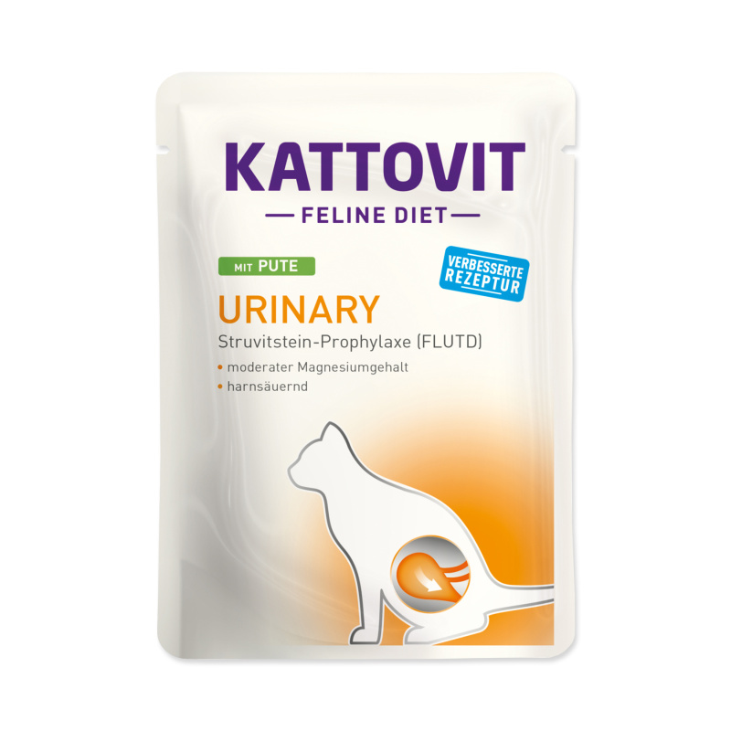 Kapsička KATTOVIT Feline Diet Urinary turkey 85 g