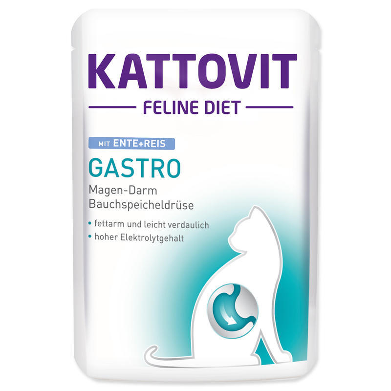 Kattovit Cat Gastro kachna kapsa 85g 85 g
