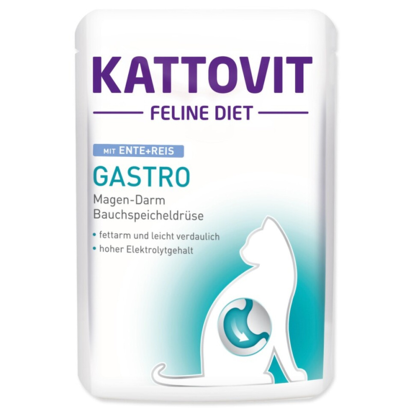 Kattovit Cat Gastro kachna kapsa 85g 85 g