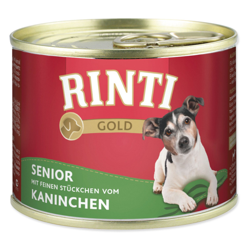 RINTI Gold Senior Králík 185 g