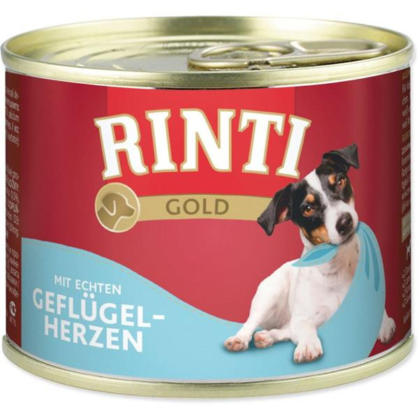 RINTI Gold Drůbeží Srdíčka 185 g