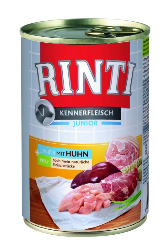 Konzerva RINTI Kennerfleisch Junior kuře 400 g