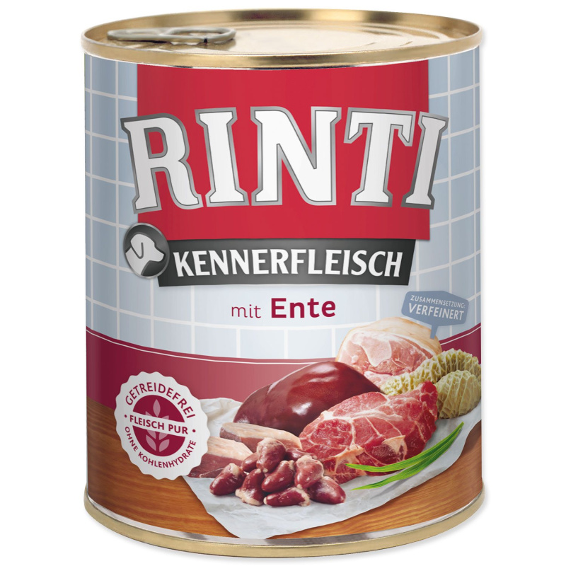 Konzerva RINTI Kennerfleisch kachní srdce 800 g