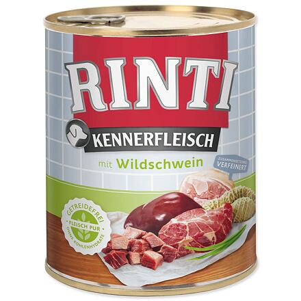 Konzerva RINTI Kennerfleisch divočák 800 g