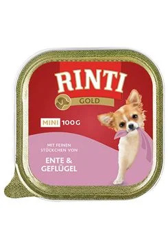 Vanička RINTI Gold mini kachna + drůbež 100 g