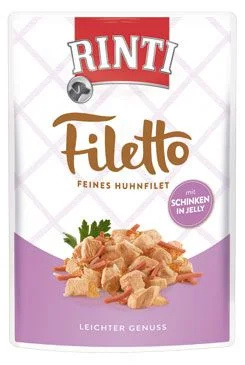 Rinti Dog Filetto kapsa kuře+šunka v želé 100 g
