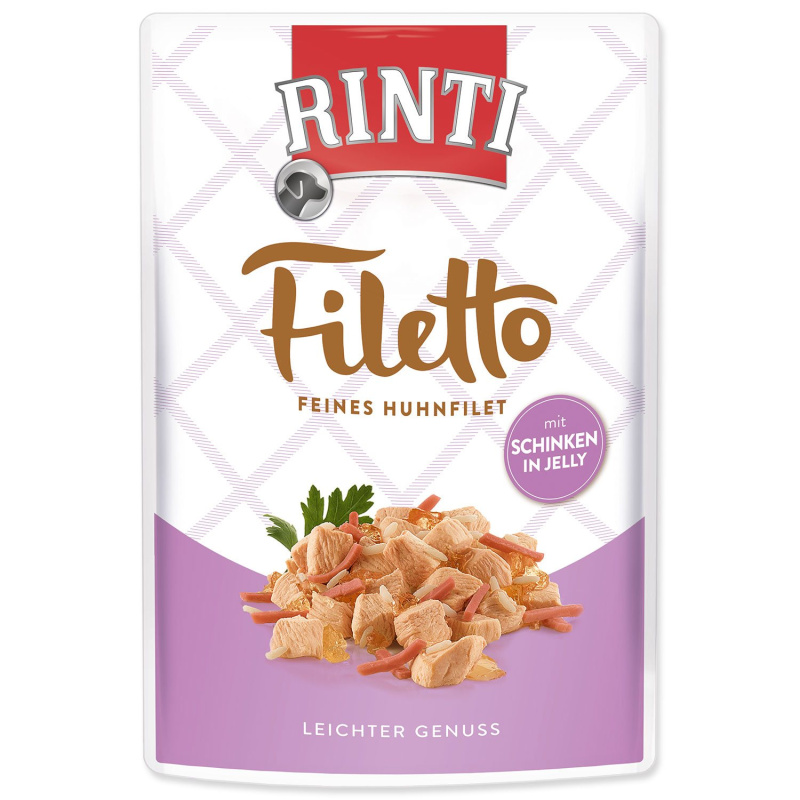 Rinti Dog Filetto kapsa kuře+šunka v želé 100 g