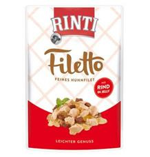 Rinti Dog Filetto kapsa kuře+hovězí v želé 100 g