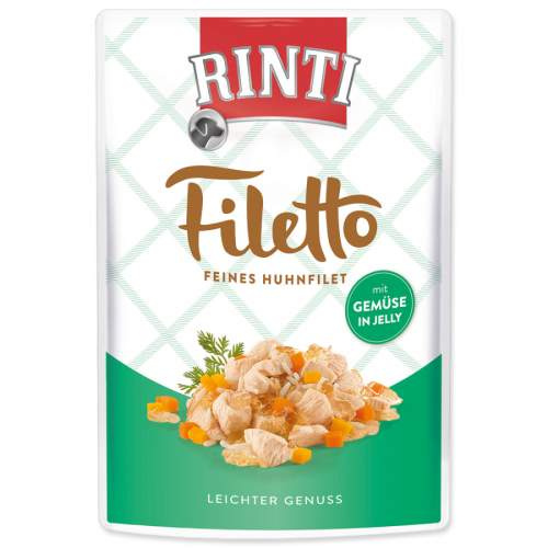 Rinti Dog Filetto kapsa kuře+zelenina v želé 100 g