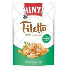 Rinti Dog Filetto kapsa kuře+zelenina v želé 100 g