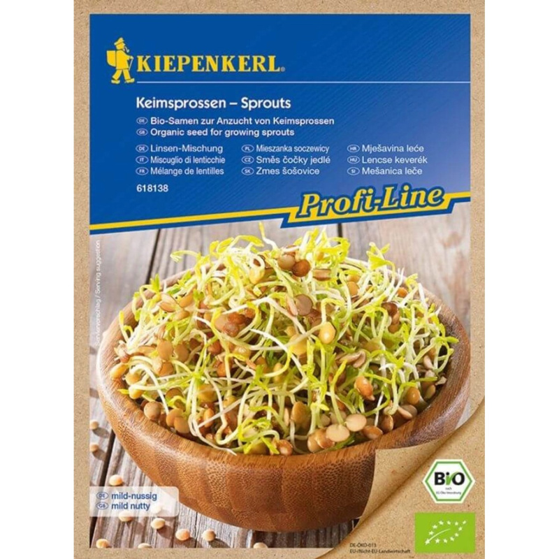 Kiepenkerl Klíčky BIO Směs čočky jedlé